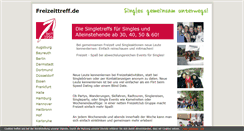 Desktop Screenshot of freizeittreff.de